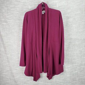 Athleta Agagra Wrap Top Knit Cardigan Medium Plum